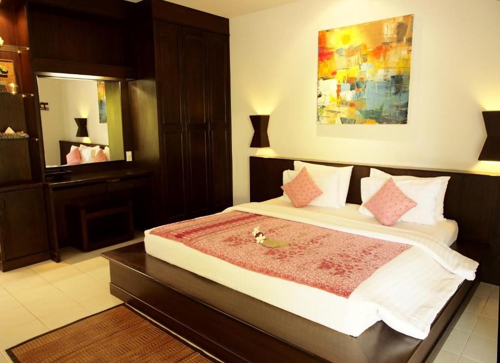 Двухместный (Двухместный номер Делюкс с 1 кроватью и видом на бассейн) курортного отеля Chaw Ka Cher Tropicana Lanta Resort, Ко Ланта