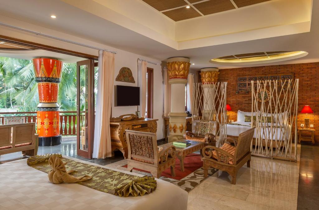 Сьюит (Семейный люкс, бесплатный послеобеденный чай) курортного отеля Green Field Resort Ubud, Убуд