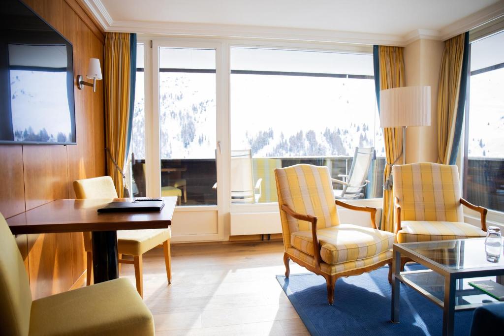 Сьюит (Люкс) отеля Arosa Kulm Hotel & Alpin Spa, Ароза
