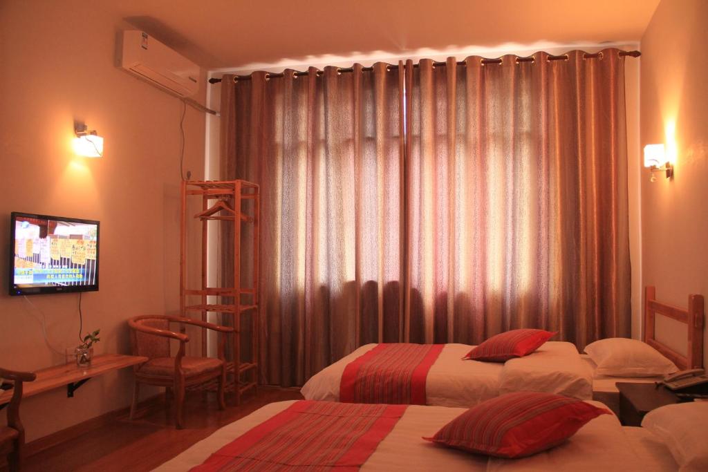 Двухместный (Двухместный номер «Комфорт» с 2 отдельными кроватями) загородного отеля Pure Joy Resort, Яншо