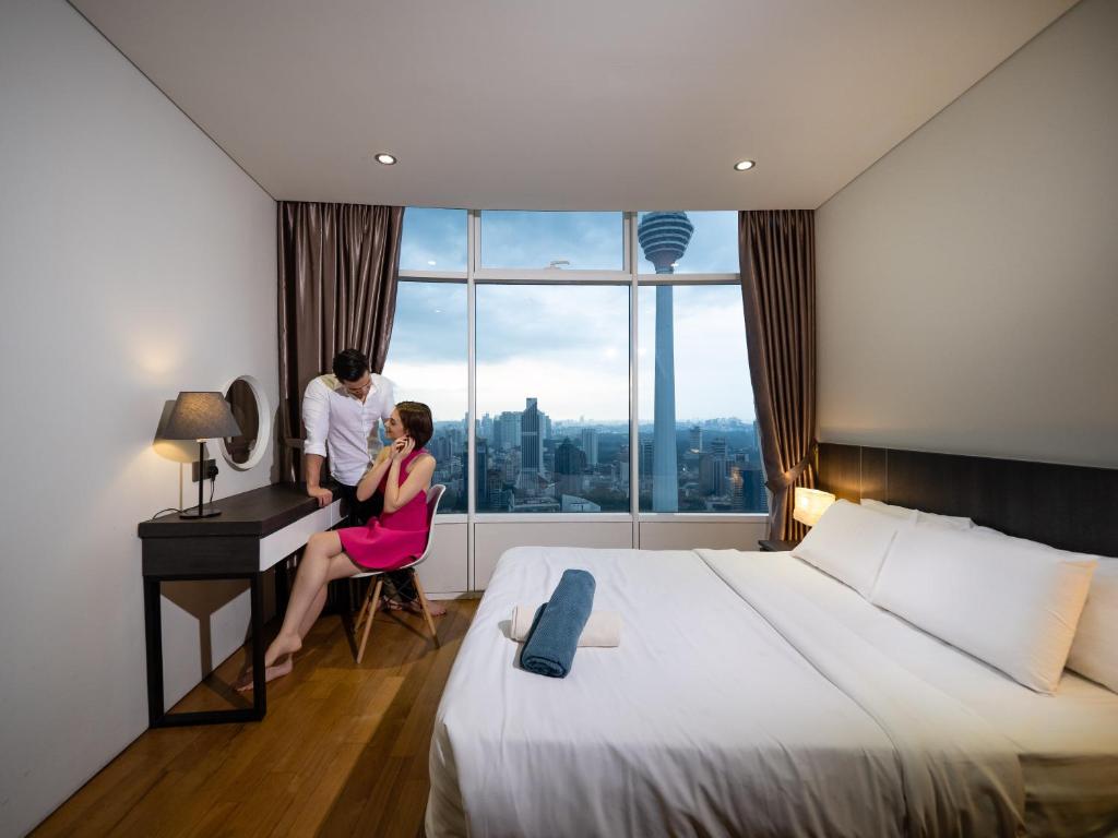 Апартаменты (Luxury Two-Bedroom Suite (No Balcony)), The Penthouse KLCC