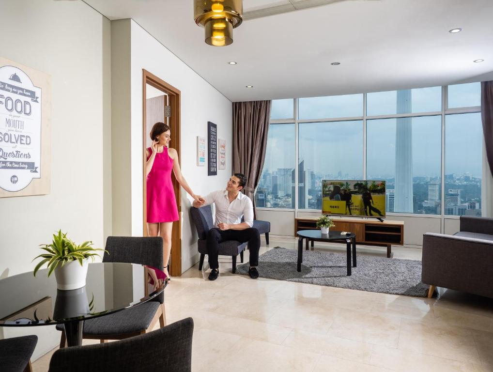 Апартаменты (Luxury Two-Bedroom Suite (No Balcony)), The Penthouse KLCC