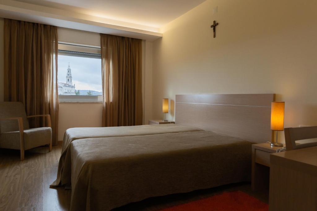 Двухместный (Двухместный номер с 1 кроватью или 2 отдельными кроватями) отеля Hotel Casa Sao Nuno, Фатима
