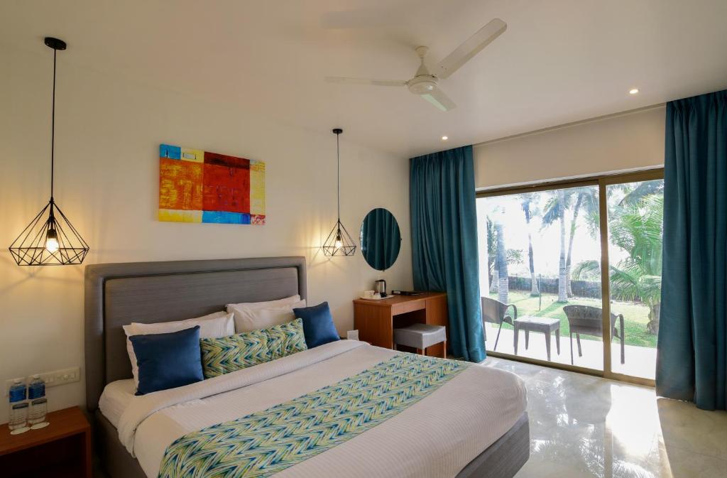 Двухместный (Роскошный номер с видом на море) курортного отеля Longuinhos Beach Resort, Колва