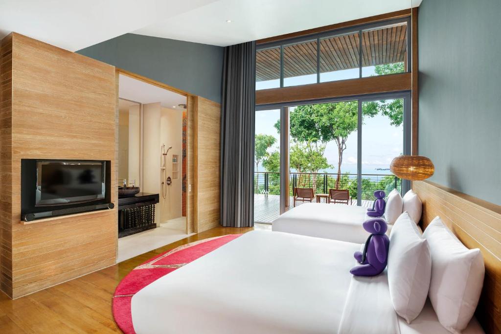 Двухместный (Вилла Seascape Escape с собственным бассейном), Курортный отель W Retreat Koh Samui