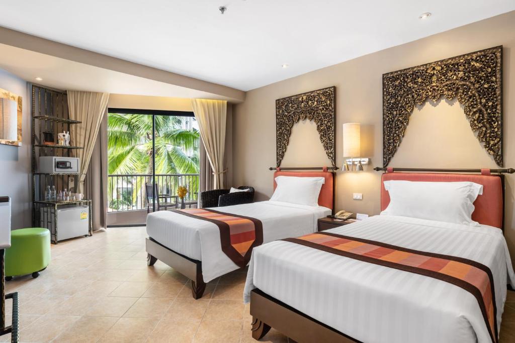 Двухместный (Двухместный номер Делюкс с 1 кроватью или 2 отдельными кроватями) курортного отеля Garden Cliff Resort And Spa, Паттайя