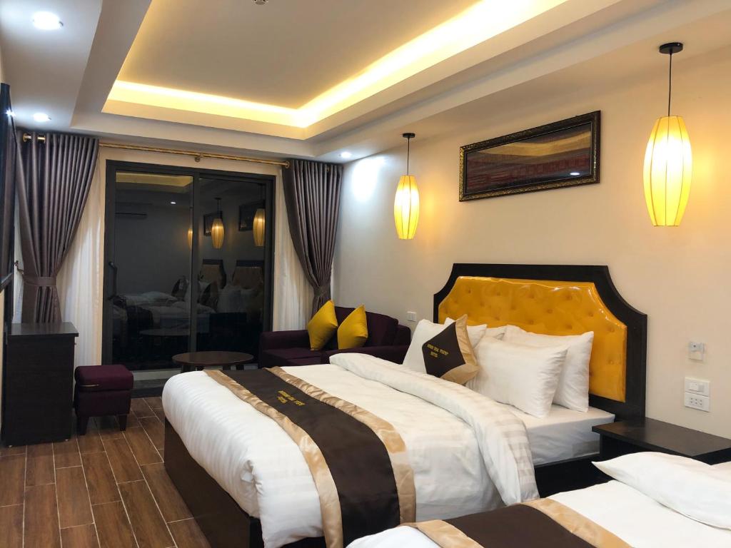 Двухместный (Улучшенный двухместный номер с 1 кроватью) отеля Muong Hoa View Hotel, Сапа