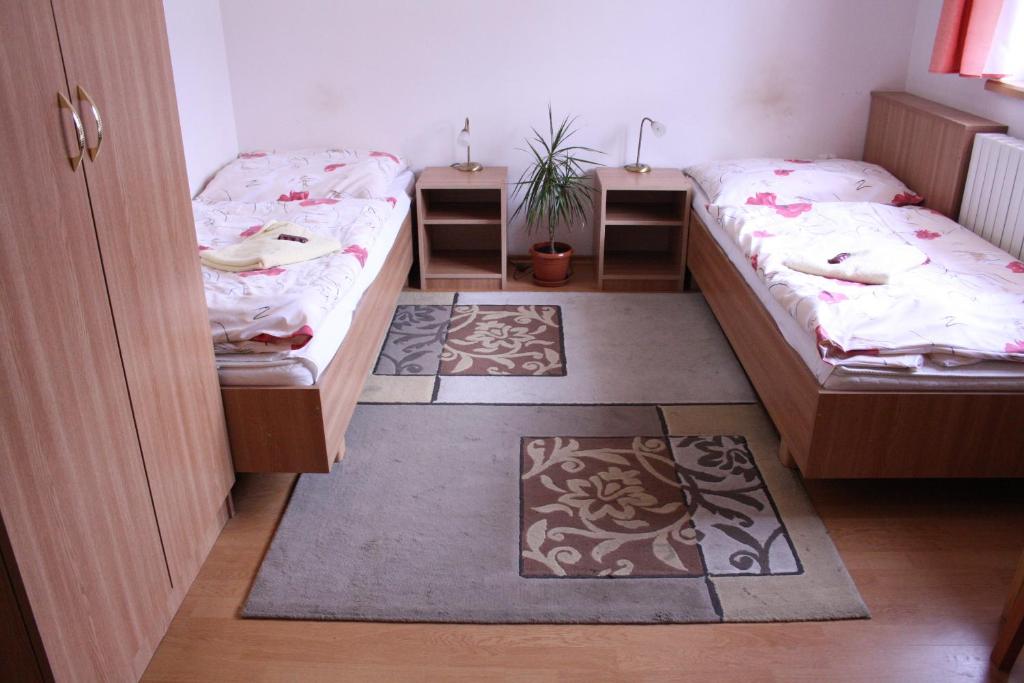 Двухместный (Улучшенный двухместный номер с 2 отдельными кроватями) гостевого дома Penzión Koras, Доновалы