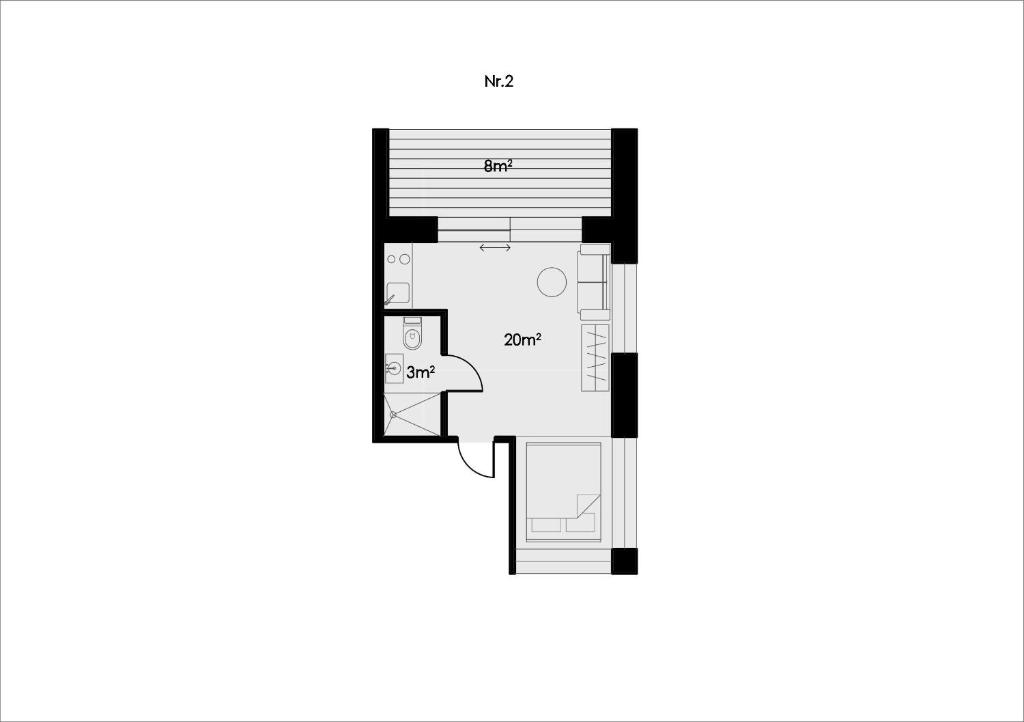 Апартаменты (Апартаменты-студия с видом на море), Lauču Akmens