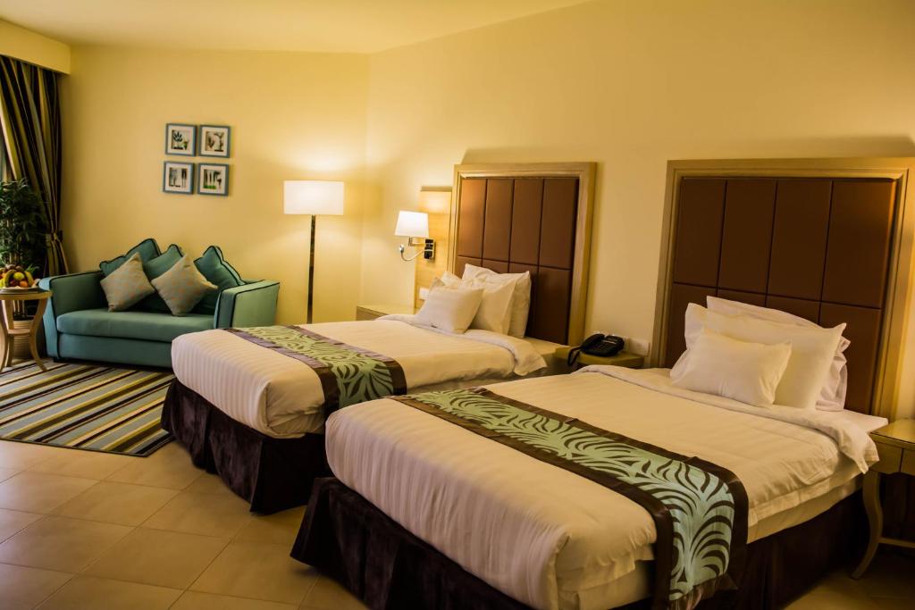 Двухместный (Двухместный номер с 2 отдельными кроватями и видом на море) курортного отеля Tolip Taba Resort And Spa, Таба