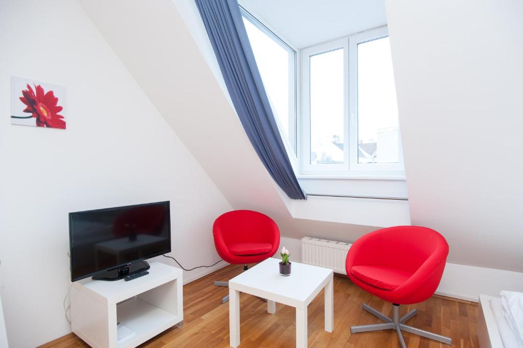 Студио (Апартаменты с открытой планировкой: Mariannengasse, 30a - В мансарде), Vienna-apartment-one Mariannengasse