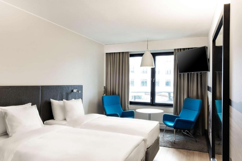 Двухместный (Стандартный двухместный номер с 2 отдельными кроватями) отеля Radisson Blu Hotel Espoo, Эспоо