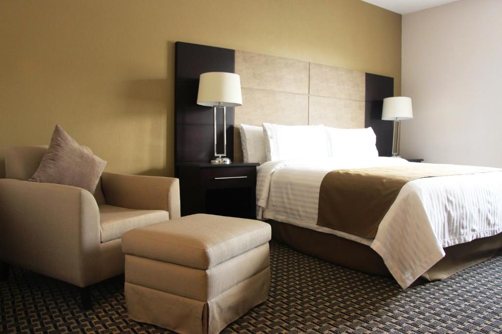 Двухместный (Номер с кроватью размера «king-size» - Ванная подходит для гостей с ограниченными физическими возможностями) отеля Holiday Inn Mexico Santa Fe, Мехико