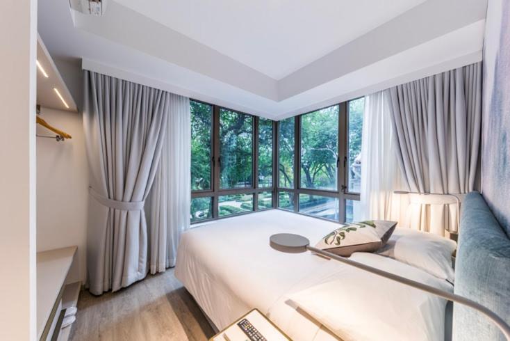 Апартаменты (Представительский люкс с 1 спальней) апарт-отеля Winsland Serviced Suites by Lanson Place, Сингапур (город)