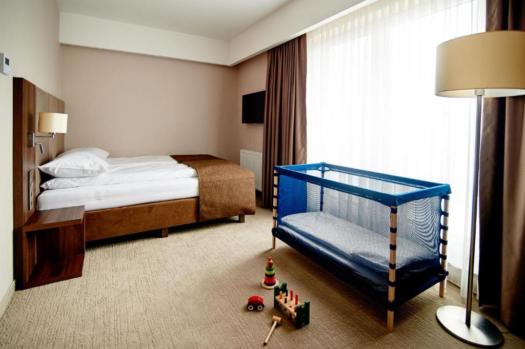 Двухместный (Двухместный номер Делюкс с 1 кроватью или 2 отдельными кроватями) отеля Hotel Imperiale, Освенцим