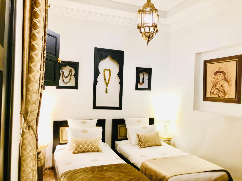 Двухместный (Двухместный номер с 1 кроватью или 2 отдельными кроватями) отеля Riad Chafia, Марракеш