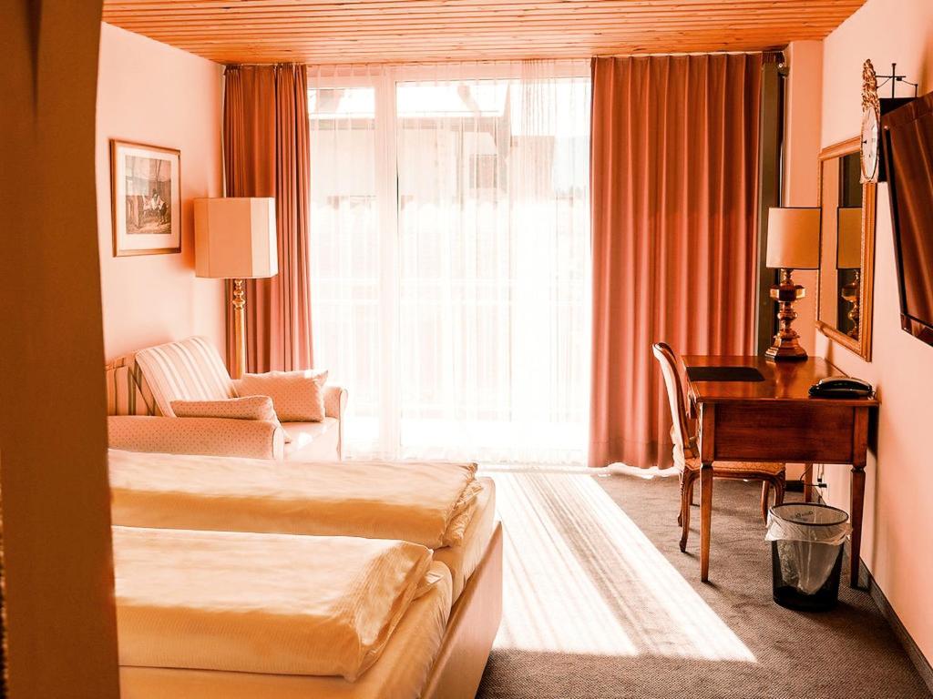 Двухместный (Двухместный номер с 1 кроватью и балконом) отеля Swisshotel Flims, Флимс