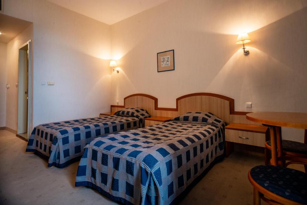 Двухместный (Стандартный двухместный номер с 1 кроватью или 2 отдельными кроватями, вид на море) отеля Hotel Lilia, Золотые Пески