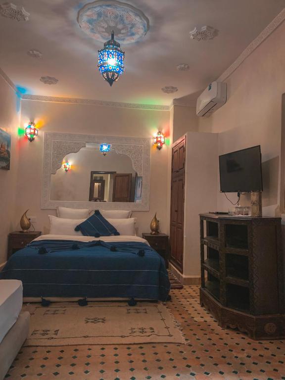 Трехместный (Трехместный номер - Подходит для гостей с ограниченными физическими возможностями) отеля Riad Ghali & SPA, Марракеш