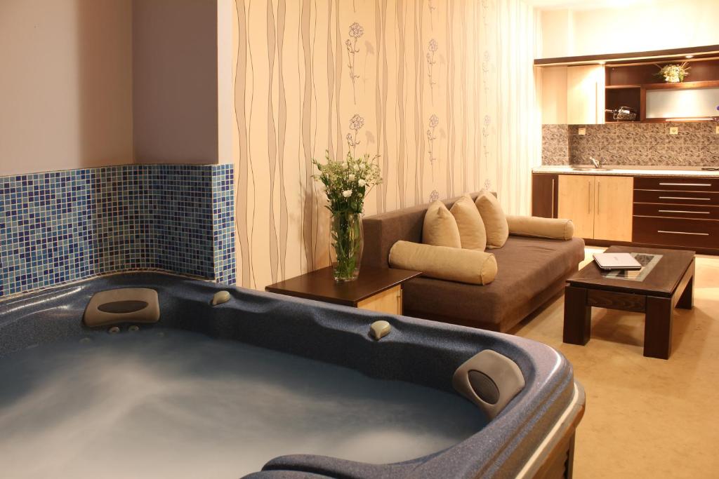 Сьюит (Люкс с сауной и гидромассажной ванной — Бесплатная парковка) отеля Business Hotel Premier, Велико-Тырново