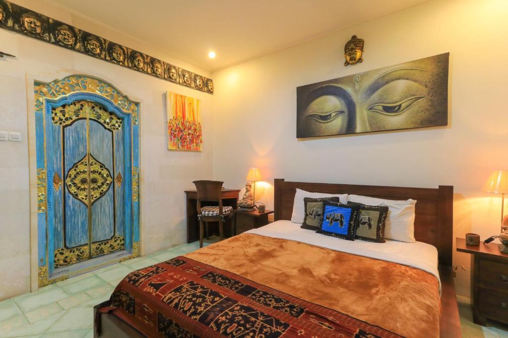 Двухместный (Улучшенный двухместный номер с 1 кроватью) гостевого дома Ubud Chez Nyoman, Убуд