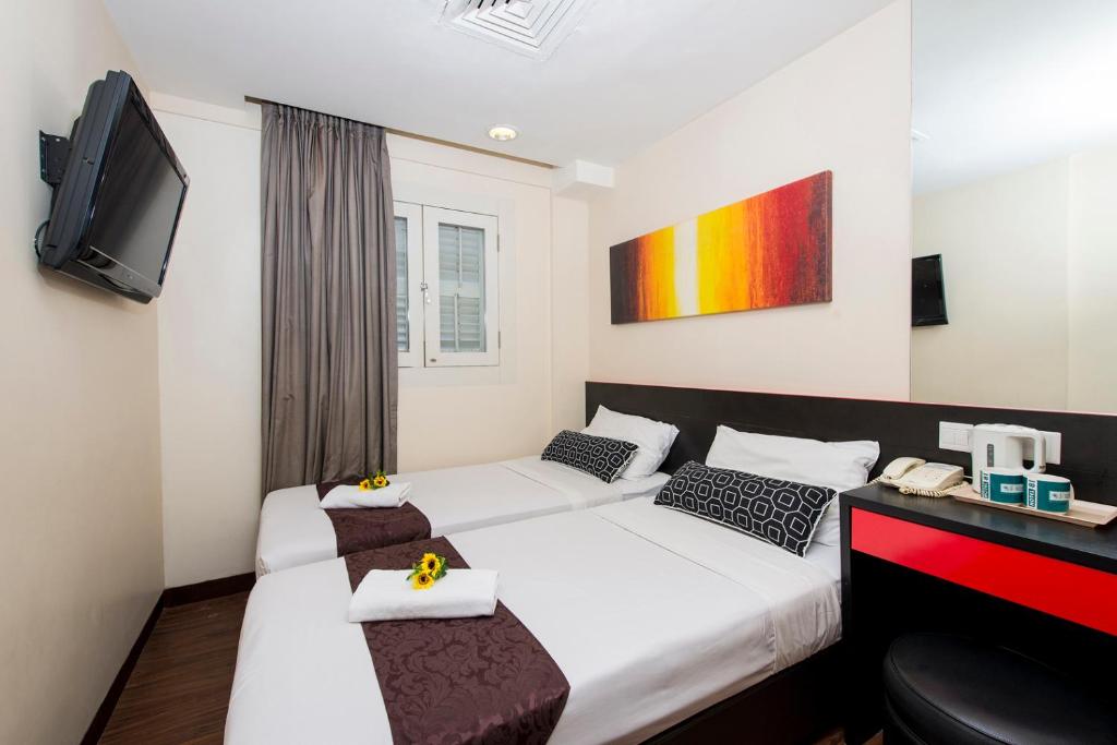 Двухместный (Двухместный номер с 2 отдельными кроватями) отеля Hotel 81 Heritage, Сингапур (город)