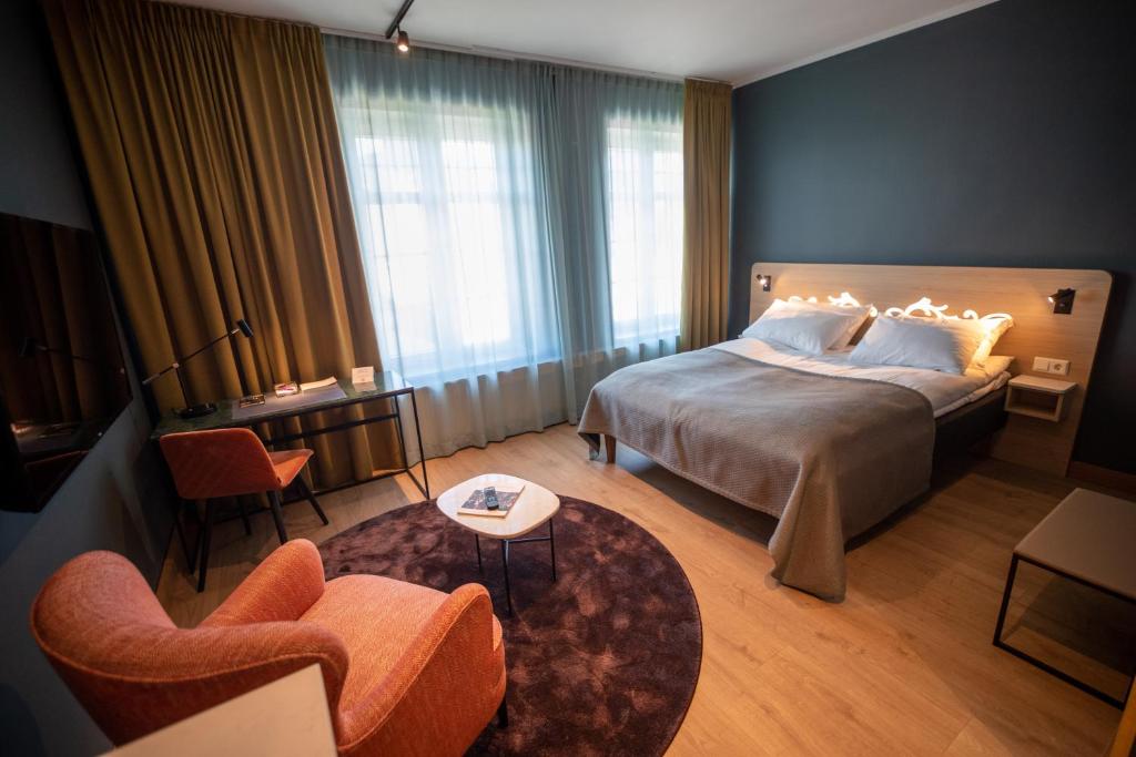 Двухместный (Улучшенный двухместный номер с 1 кроватью) отеля Hotell Bondeheimen, Осло