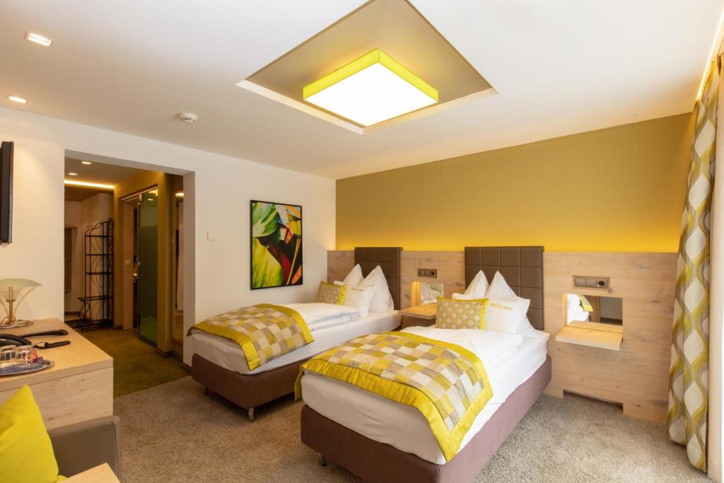 Двухместный (Двухместный номер Делюкс с 1 кроватью и видом на горы) отеля Hotel Neder, Ишгль
