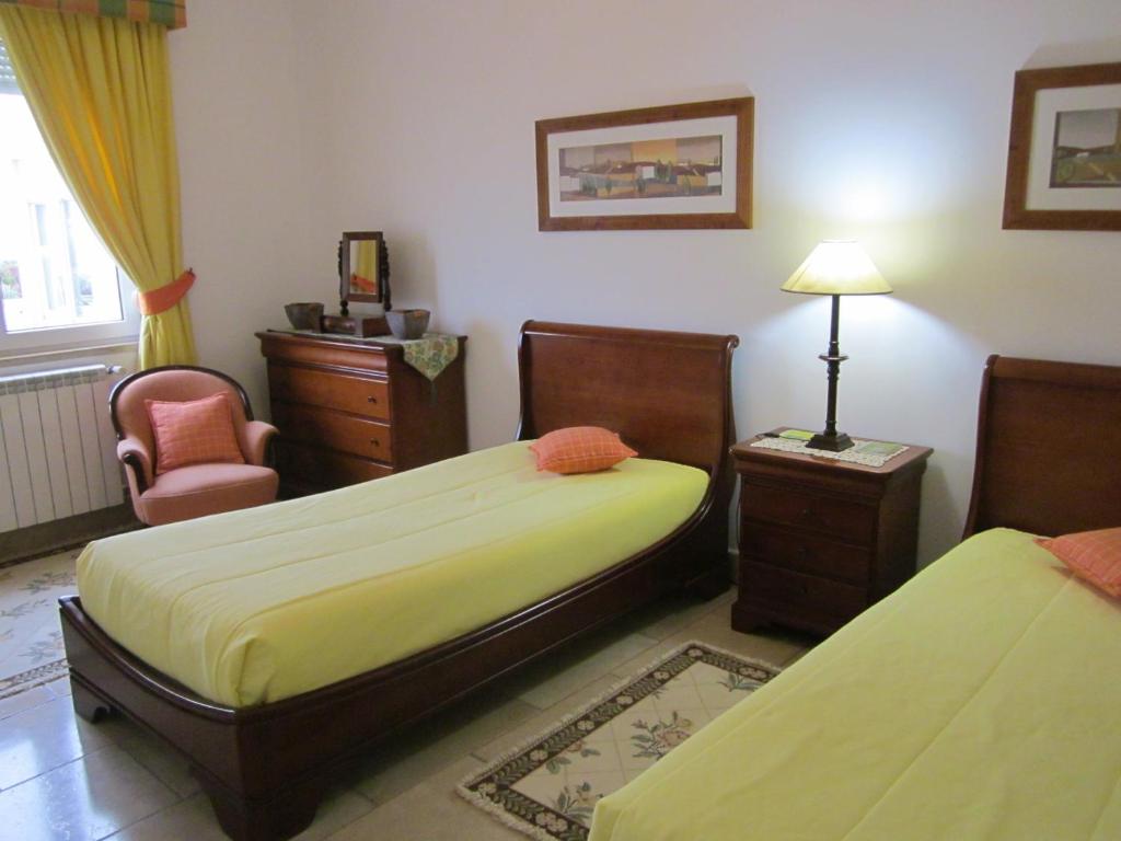 Двухместный (Двухместный номер с 2 отдельными кроватями и видом на море) гостевого дома Quinta Dos Moinhos De Sao Filipe, Сетубал