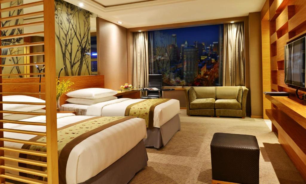 Двухместный (Двухместный номер «Премьер» с 2 отдельными кроватями) отеля Kempinski Hotel Dalian, Далянь
