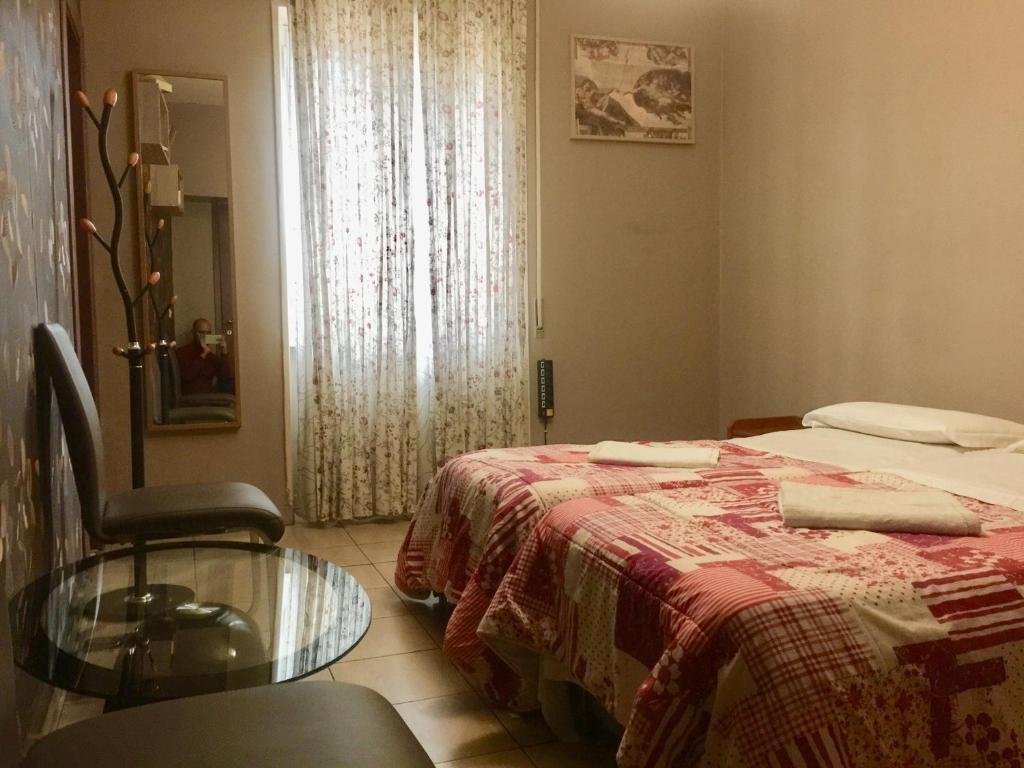 Двухместный (Двухместный номер с 1 кроватью и общей ванной комнатой), Rome City Hostel