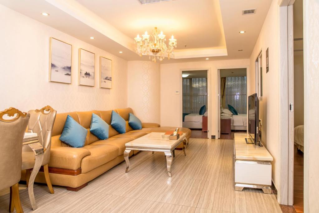 Апартаменты (Апартаменты Делюкс с 3 спальнями), Guangzhou Pengman Apartment Zhengjia Huanshi Branch