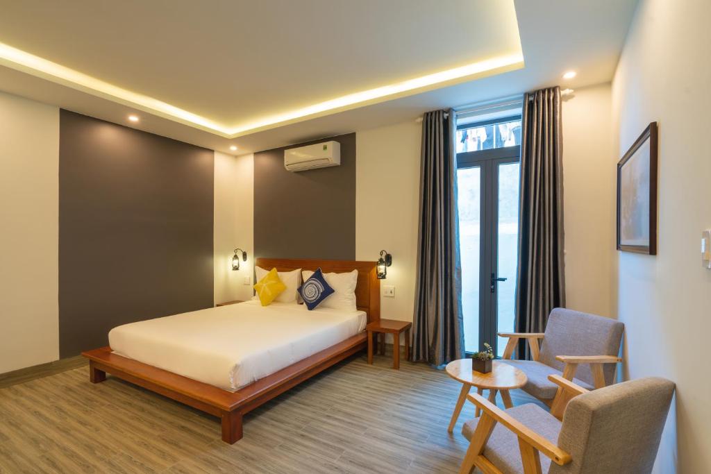 Двухместный (Улучшенный номер с кроватью размера «queen-size») виллы MQ Villa, Хойан