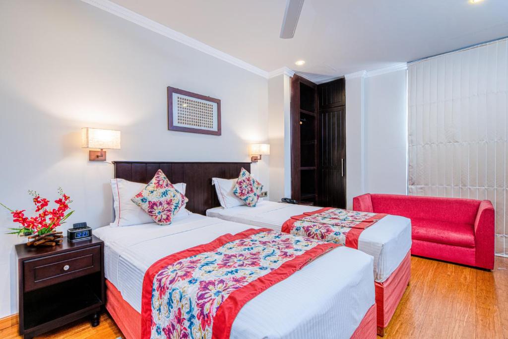 Двухместный (Двухместный номер с 1 кроватью или 2 отдельными кроватями) отеля Earl's Red Colombo, Коломбо