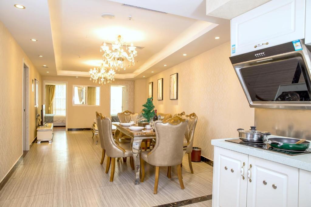 Апартаменты (Улучшенные апартаменты с 3 спальнями), Guangzhou Boman Apartment Zhengjia Huanshi Branch