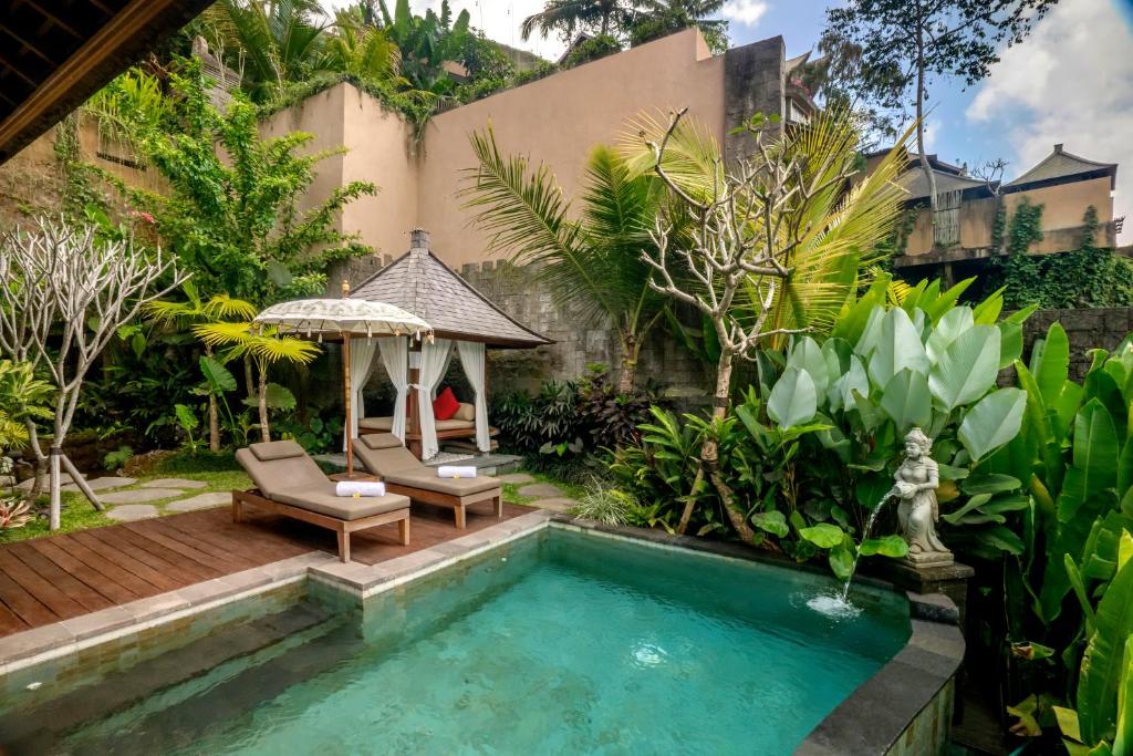 Вилла (Вилла Jungle Pool с бесплатными преимуществами) курортного отеля The Kayon Jungle Resort by Pramana, Убуд