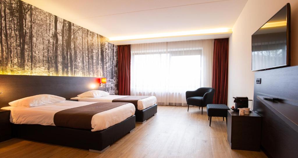Двухместный (Двухместный номер Делюкс с 2 отдельными кроватями) отеля Bastion Hotel Apeldoorn Het Loo, Утрехт