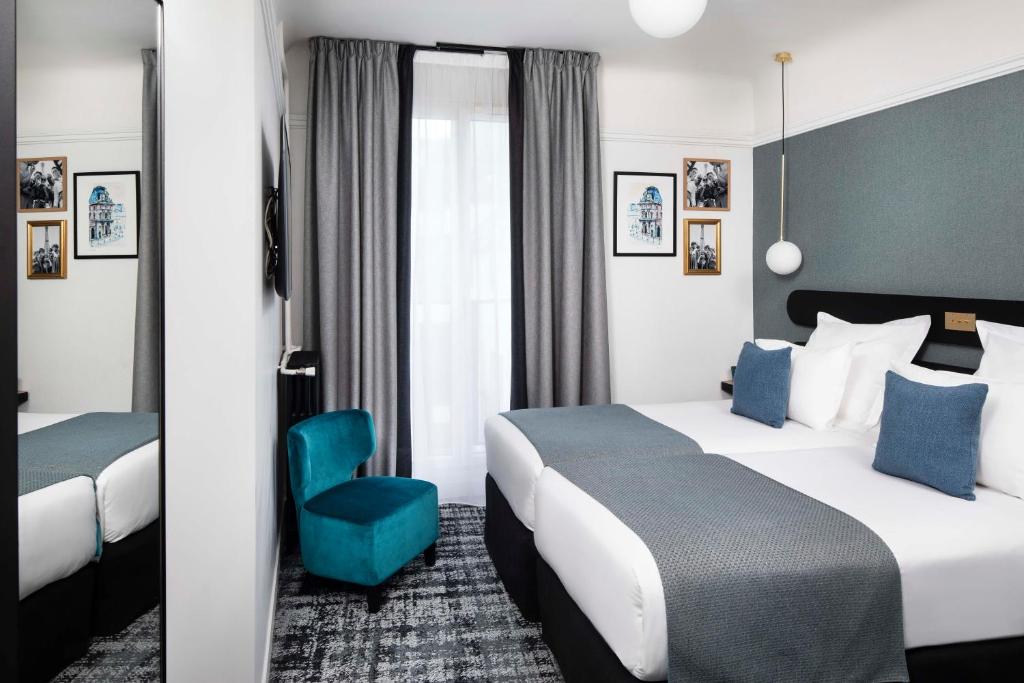 Двухместный (Улучшенный номер с кроватью размера «queen-size») отеля Best Western Eiffel Cambronne, Париж