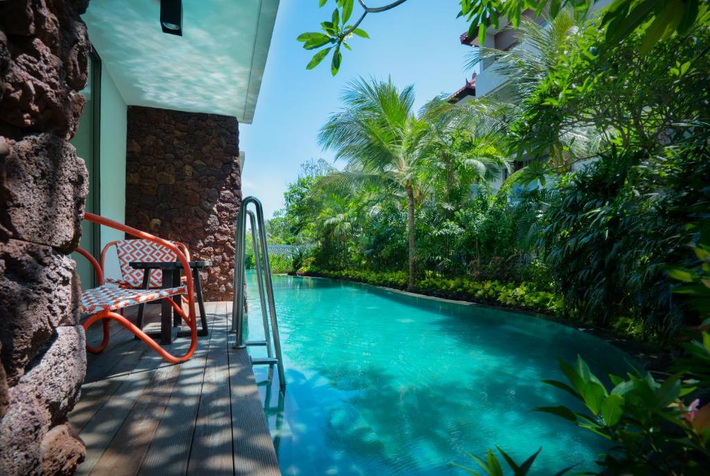 Двухместный (Двухместный номер Делюкс с 1 кроватью или 2 отдельными кроватями, доступ к бассейну) курортного отеля INAYA Putri Bali, Нуса Дуа