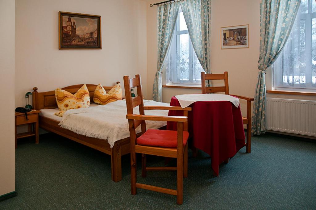 Двухместный (Двухместный номер с 1 кроватью или 2 отдельными кроватями) отеля Hotel Świeradów, Сверадув-Здруй