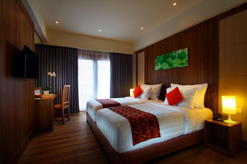 Двухместный (Большой двухместный номер с 1 кроватью) отеля The Kirana Canggu Hotel, Чангу
