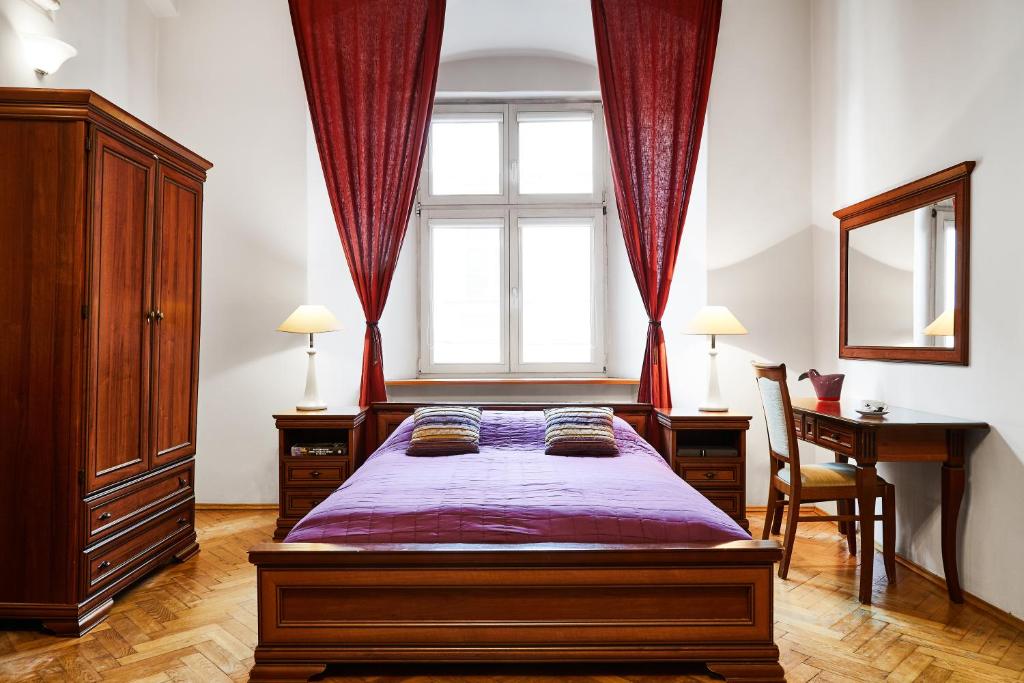 Студио (Стандартный номер-студио для 4 человек - Вид на город), Krakow For You Budget Apartments