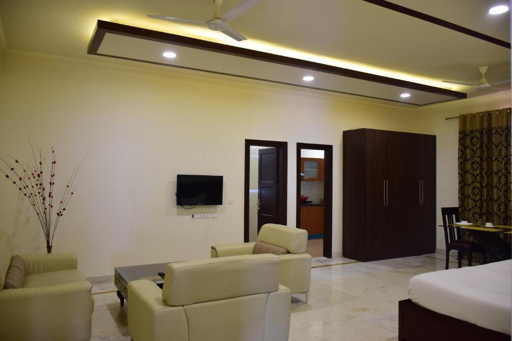 Студио (Семейный номер-студио), When In Gurgaon - Service Apartments