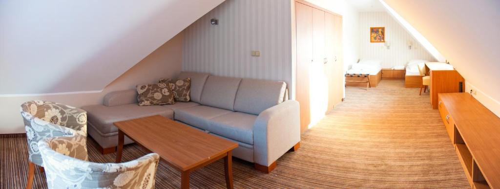 Двухместный (Двухместный номер Делюкс с 1 кроватью или 2 отдельными кроватями) отеля Hotel Encian, Раецке-Теплице