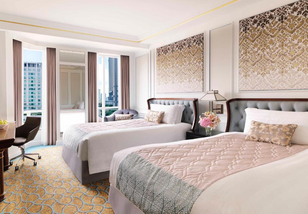 Двухместный (Клубный номер Intercontinental с 2 двуспальными кроватями) отеля InterContinental Singapore, Сингапур (город)