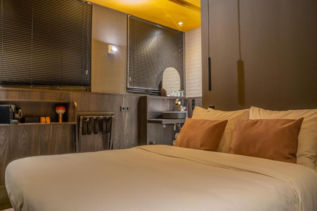 Двухместный (Двухместный номер с 1 кроватью, цокольный этаж) отеля Hotel Rudolph, Амстердам