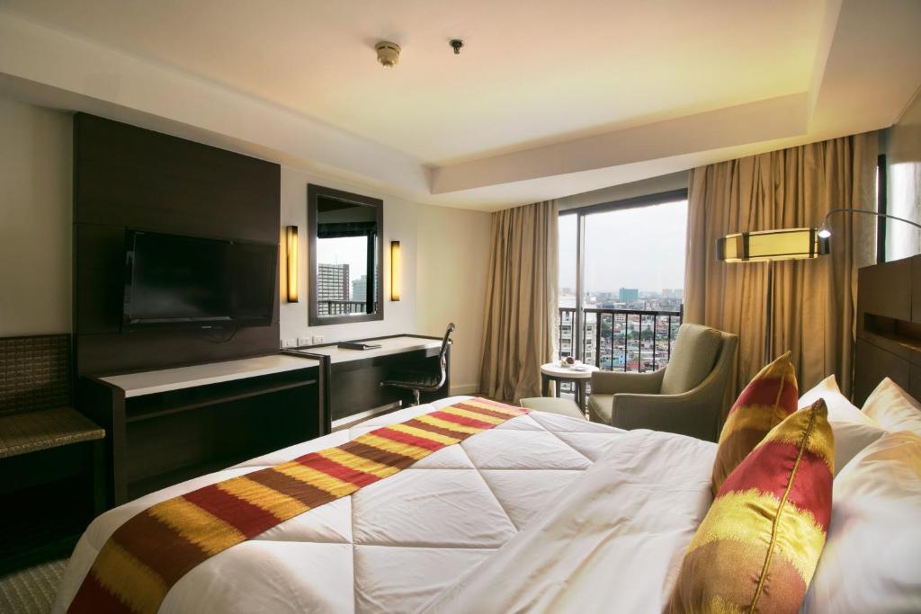 Двухместный (Двухместный номер Делюкс с 1 кроватью или 2 отдельными кроватями) отеля Century Park Hotel, Манила