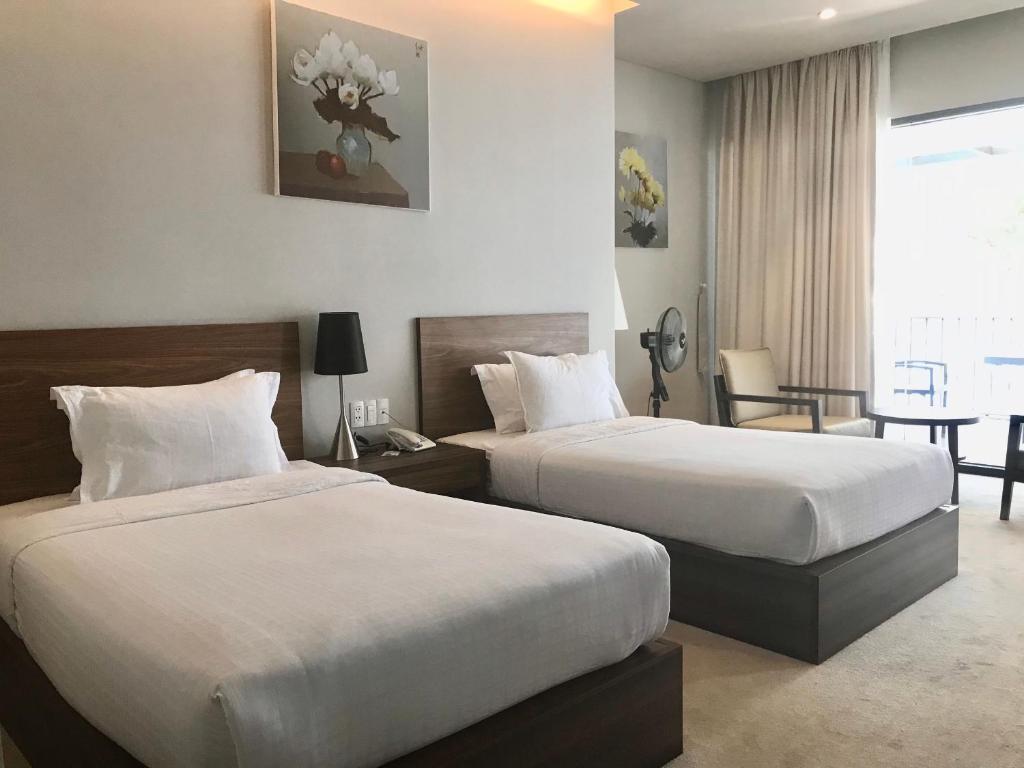 Двухместный (Двухместный номер «Премиум» с 2 отдельными кроватями) курортного отеля Terracotta Hotel & Resort Dalat, Далат