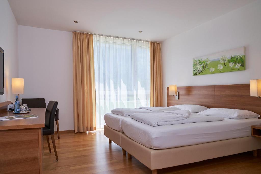 Одноместный (Двухместный номер с 1 кроватью и видом на горы (для 1 взрослого)) мотеля Fairmotel Dornbirn, Шварценберг