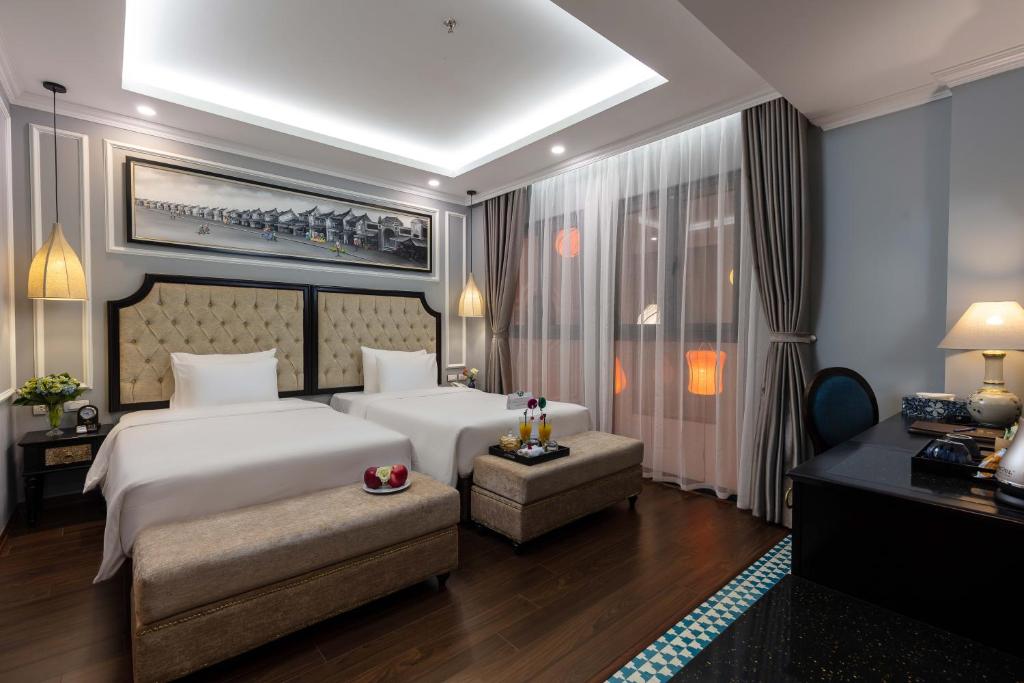 Двухместный (Представительский двухместный номер с 2 отдельными кроватями) отеля Babylon Premium Hotel & Spa, Ханой